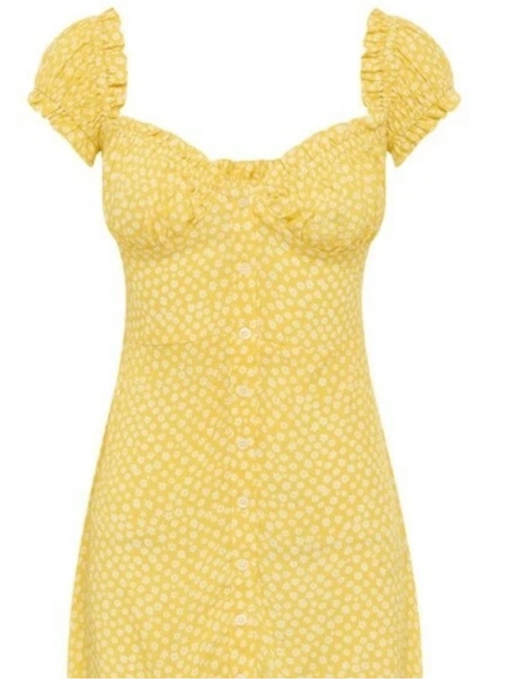 NEW With Jean Isabelle Mini Dress Daisy Lemon - Small - Picture 8 of 8